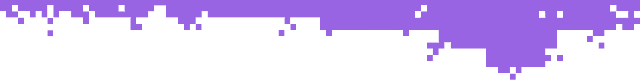 Pixel breakdown purple thin
